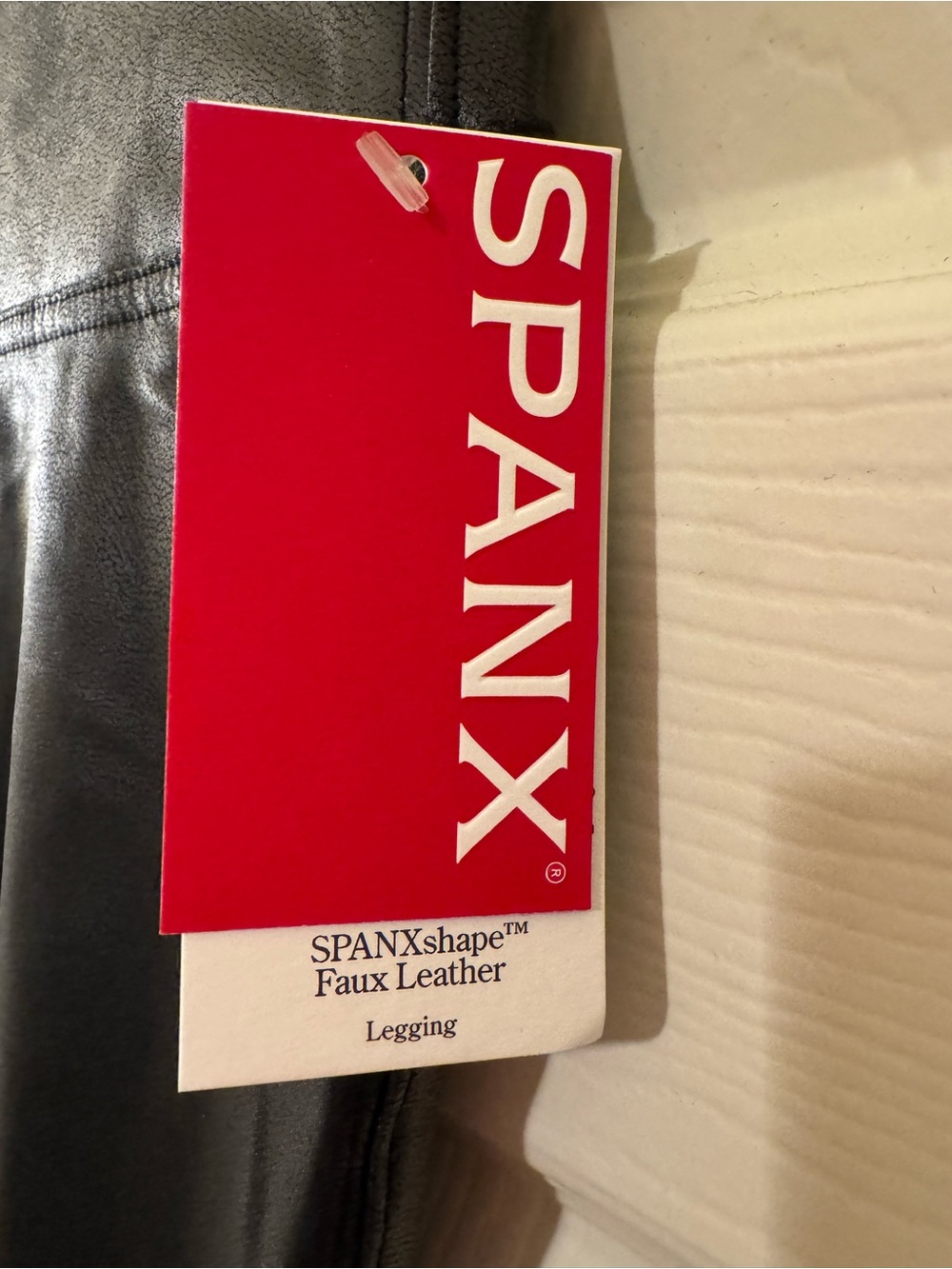 Spanx Faux Leather Leggings NWT medium - Picture 8 of 9